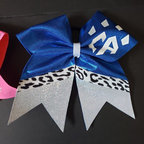 Two Large Cheerleading Bows Meangirls Bling - Picture 3 of 9